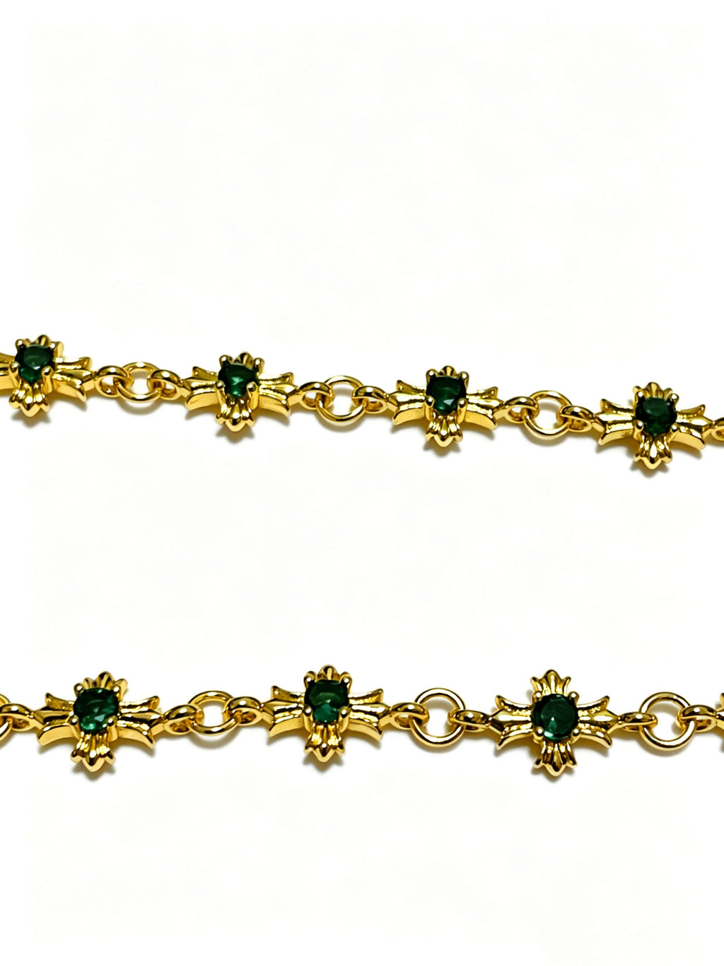 Chrome Hearts Cross Fleur-de-Lis Pendant Antiqued Necklace - album image 4