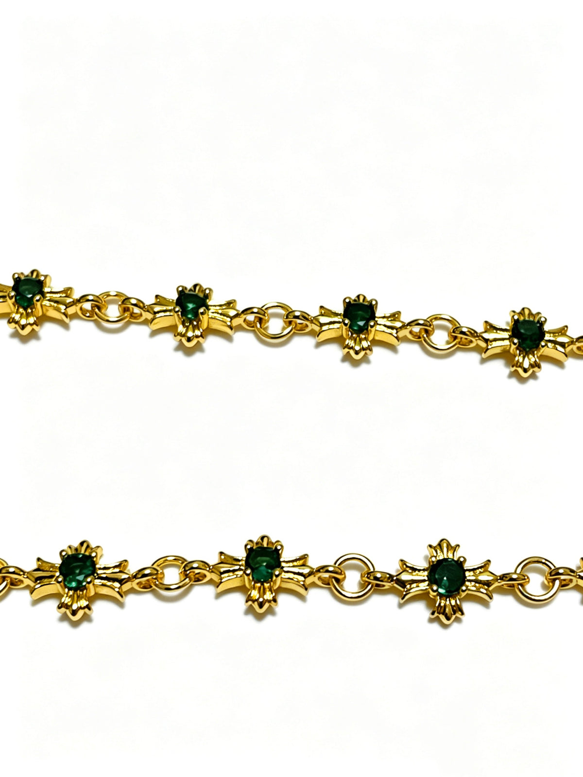 Chrome Hearts Cross Fleur-de-Lis Pendant Antiqued Necklace - album image 4
