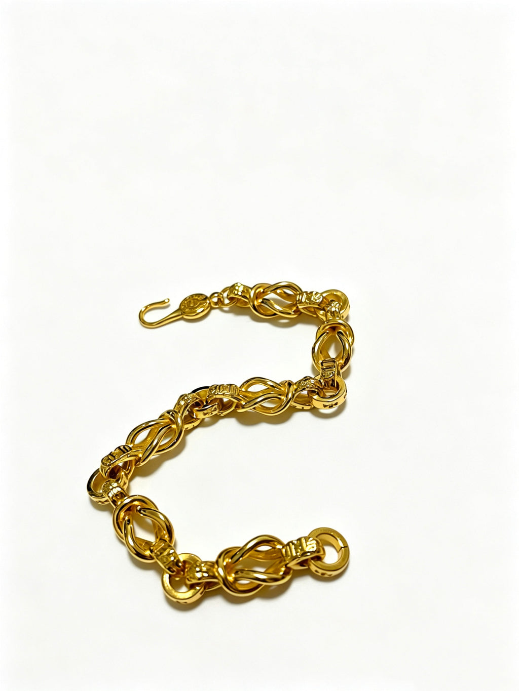 Chrome Hearts Gold-Tone Rounded Chain Bracelet - album image 3