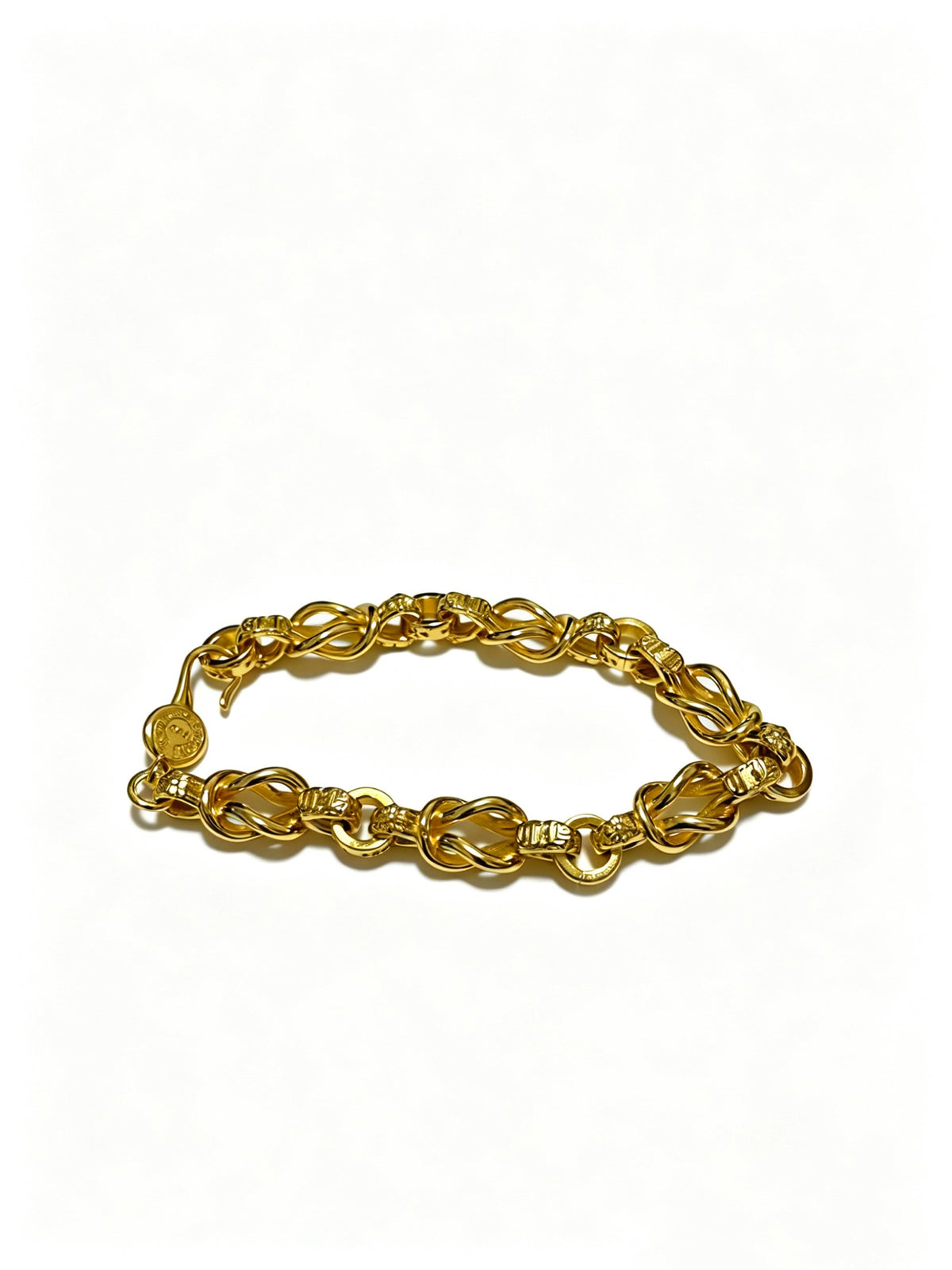 Chrome Hearts Gold-Tone Rounded Chain Bracelet - album image 2