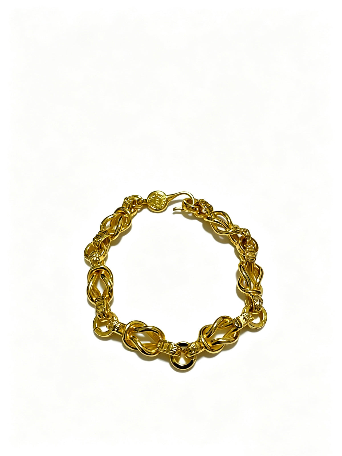 Chrome Hearts Gold-Tone Rounded Chain Bracelet - album image 1