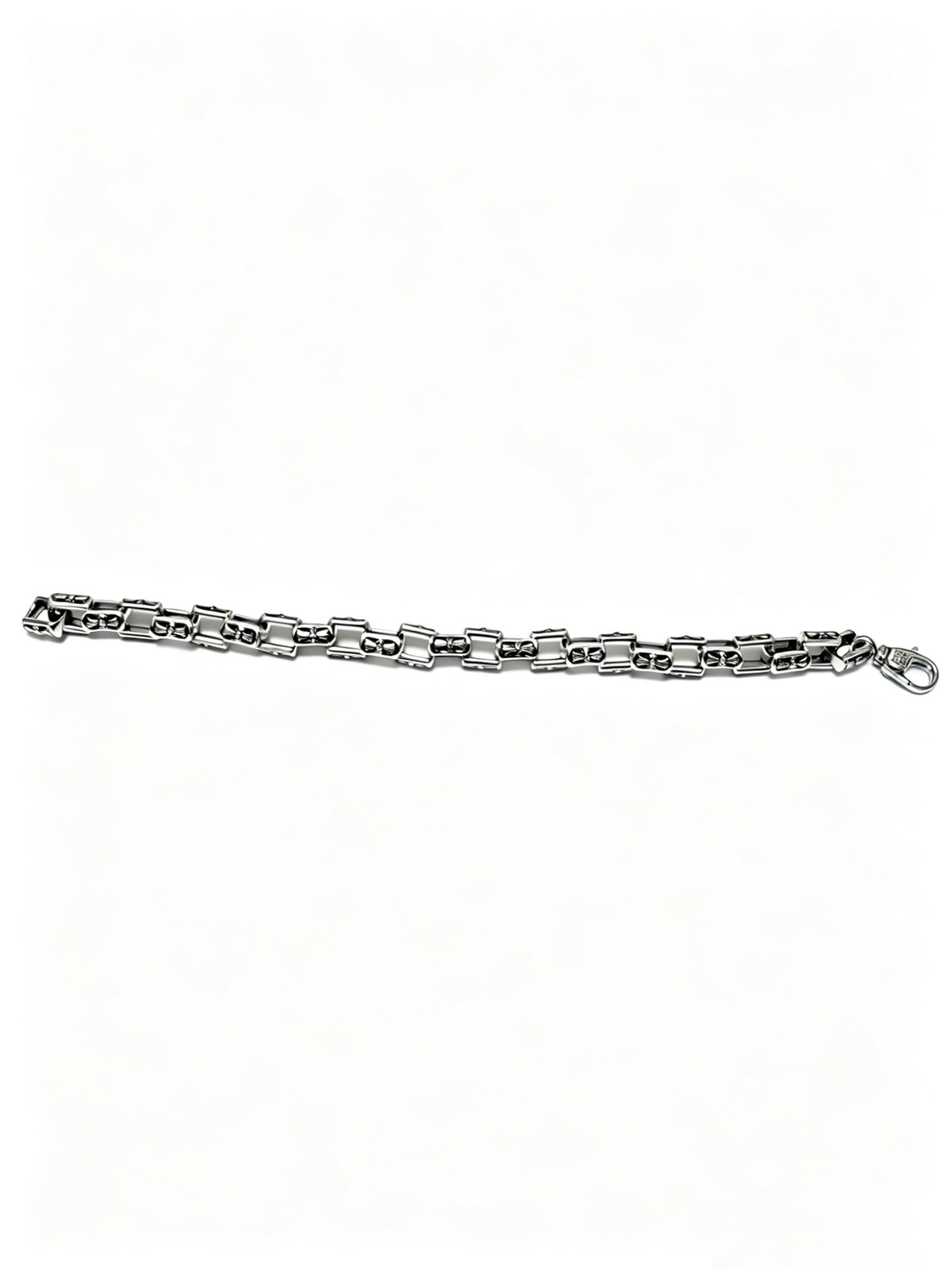 Chrome Hearts Dark Oval Link Wrist Bracelet - album image 4