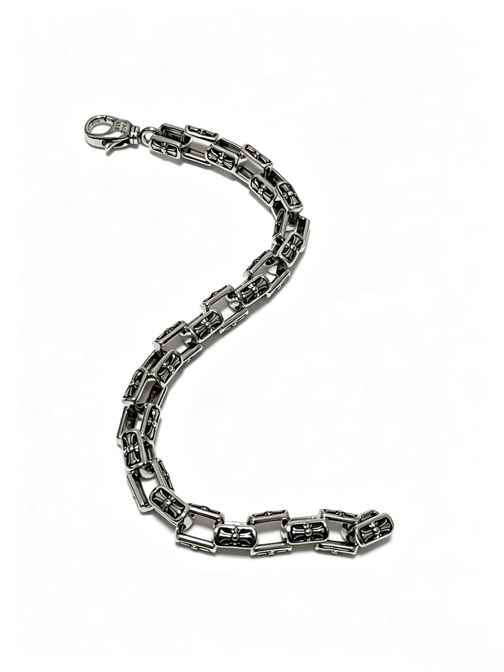 Chrome Hearts Dark Oval Link Wrist Bracelet - album image 2
