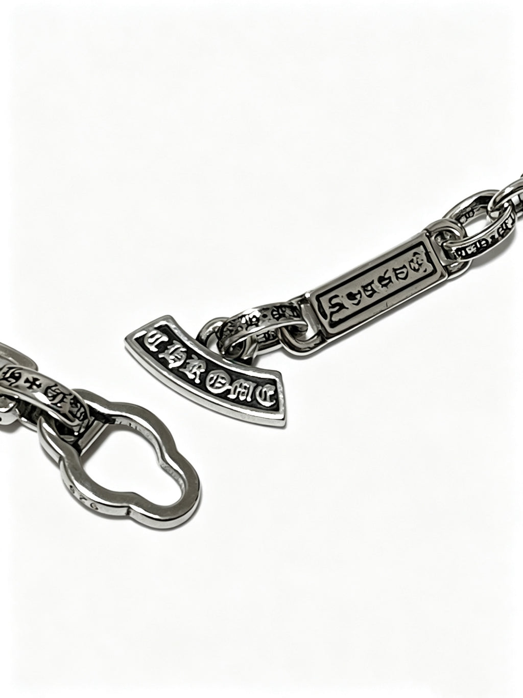 Chrome Hearts Long Silver-Tone Open Link Necklace - album image 6