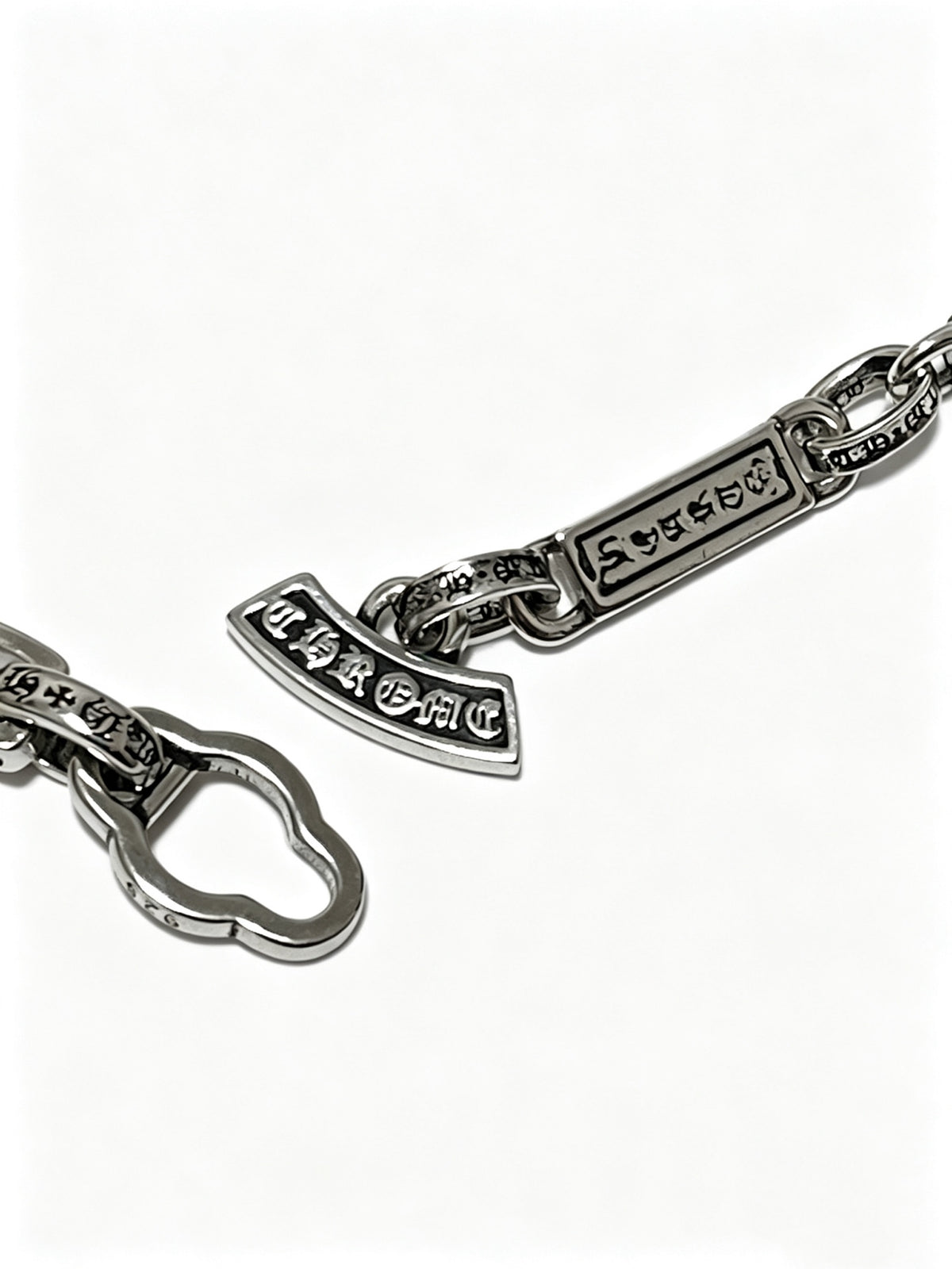 Chrome Hearts Cross Fleur-de-Lis Pendant Antiqued Necklace - album image 6
