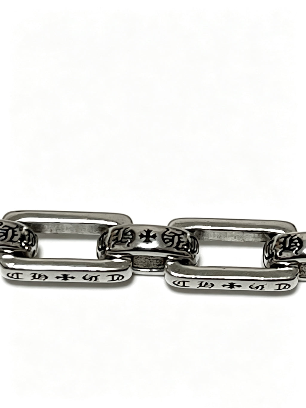 Chrome Hearts Long Silver-Tone Open Link Necklace - album image 4