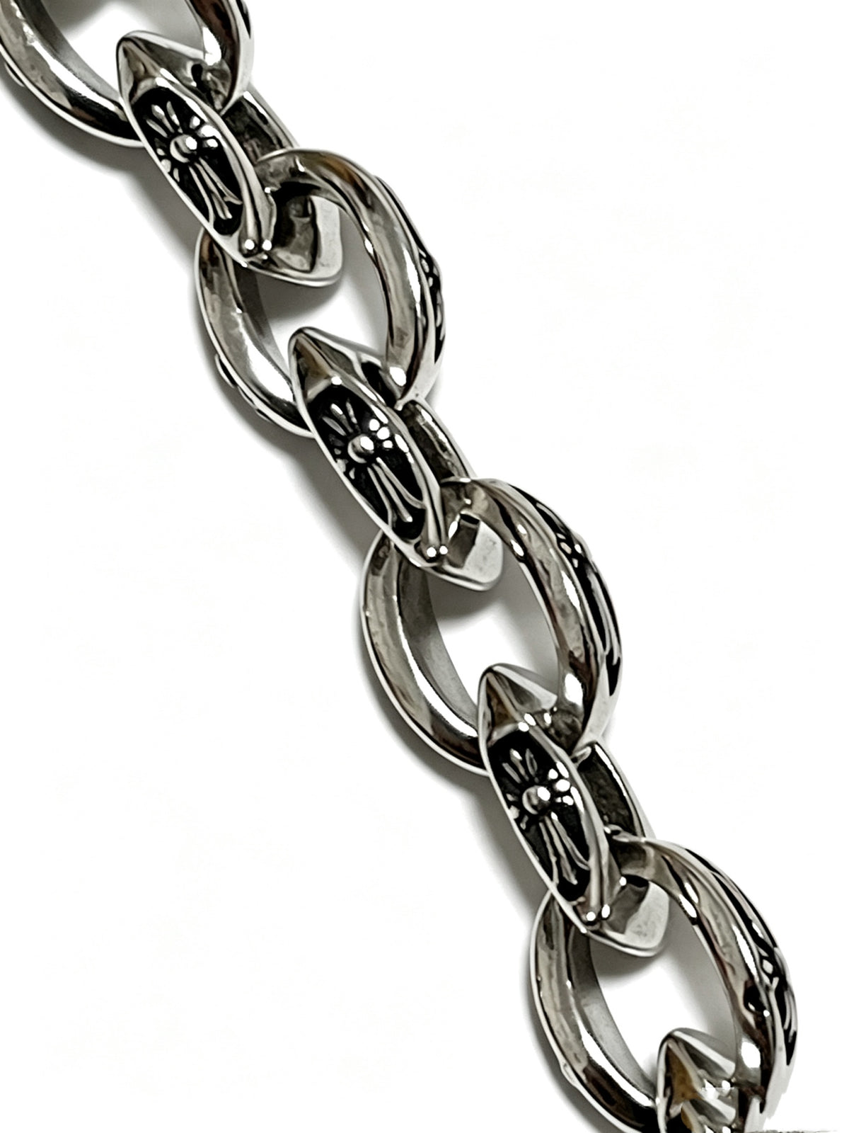 Chrome Hearts Cross Fleur-de-Lis Antiqued Polished Bracelet - album image 5