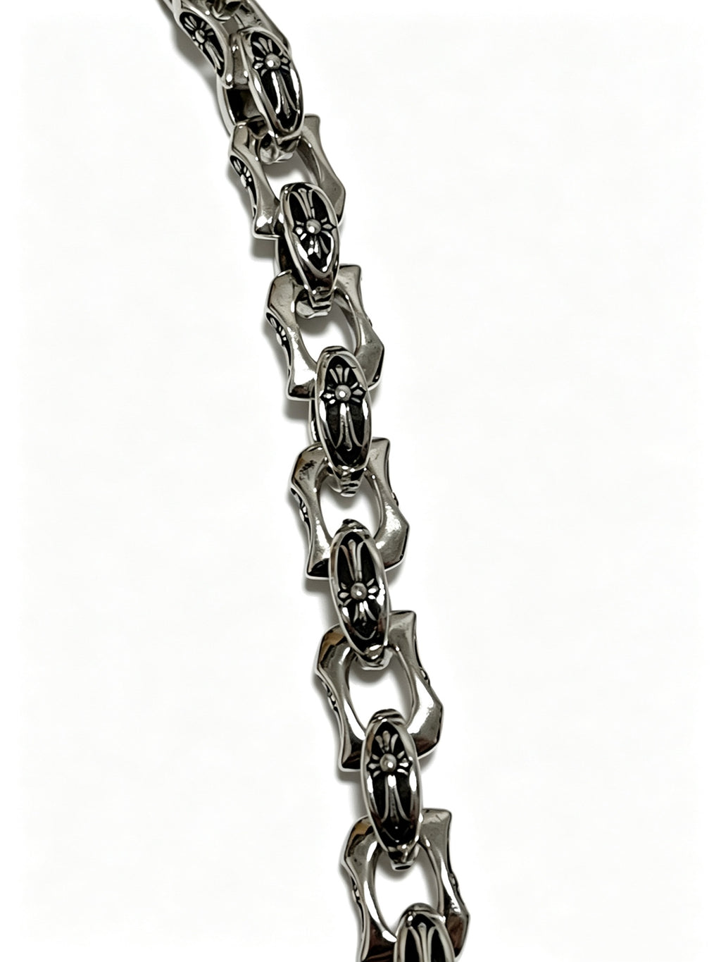 Chrome Hearts Cross Fleur-de-Lis Antiqued Polished Bracelet - album image 6