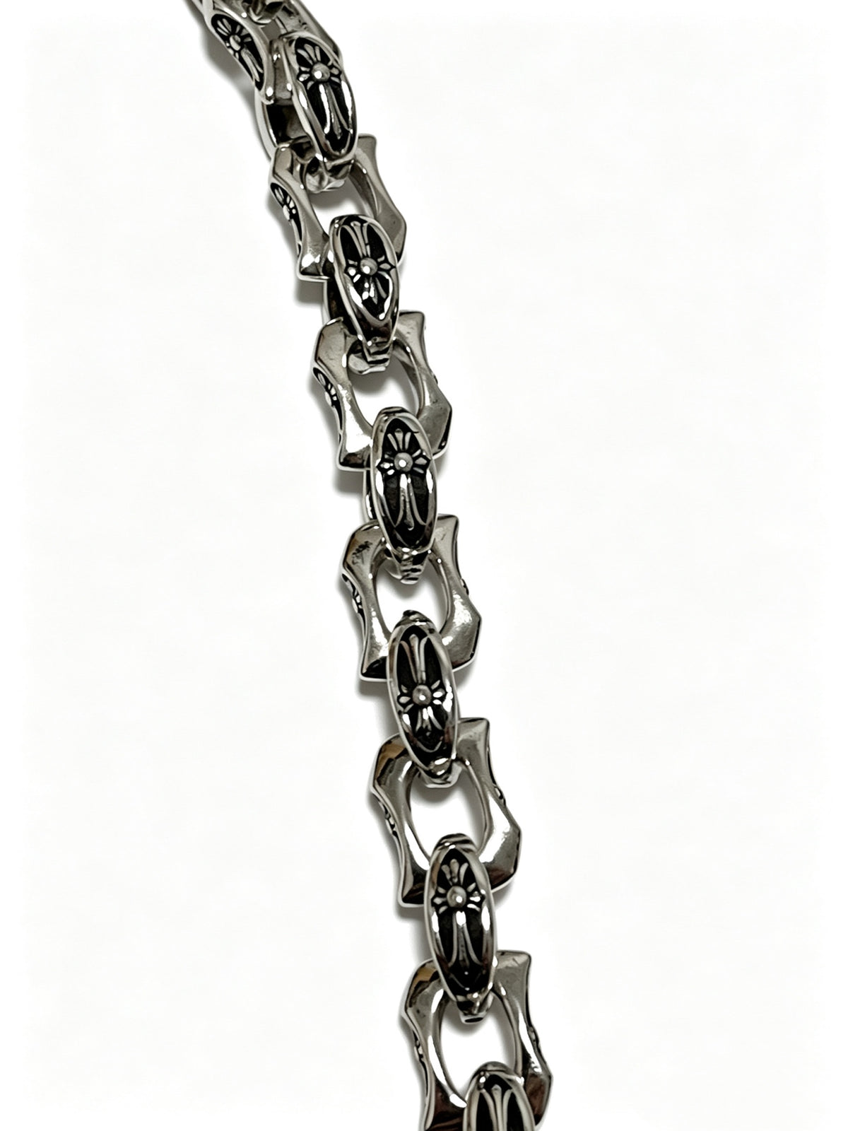 Chrome Hearts Cross Fleur-de-Lis Antiqued Polished Bracelet - album image 6