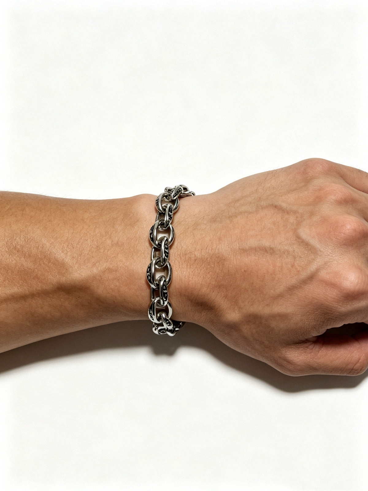 Chrome Hearts Cross Fleur-de-Lis Antiqued Polished Bracelet - album image 8