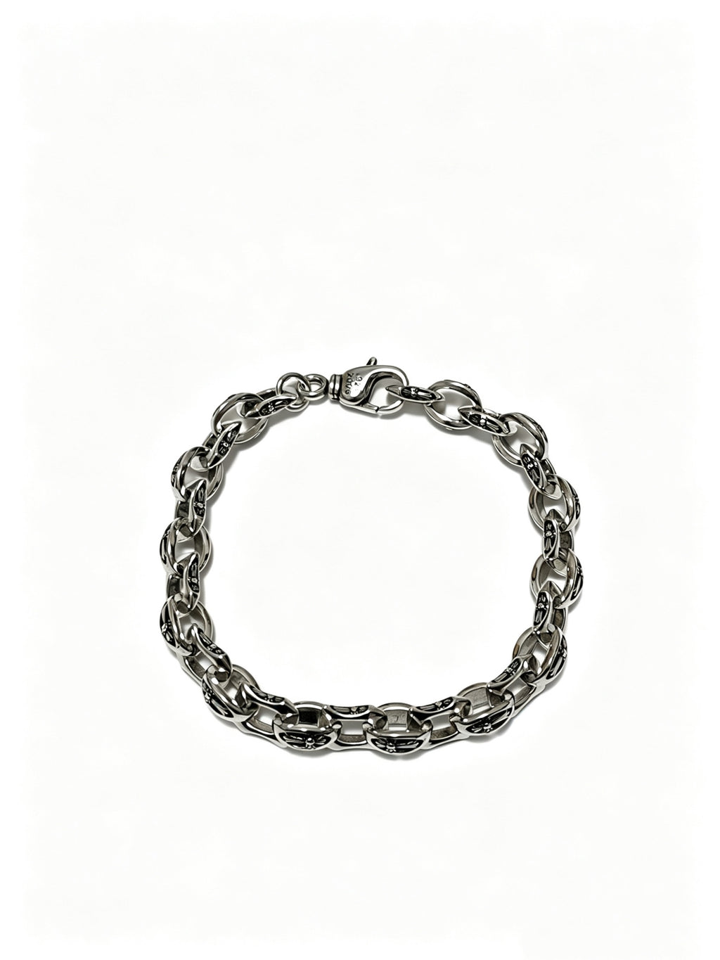 Chrome Hearts Cross Fleur-de-Lis Antiqued Polished Bracelet - album image 1