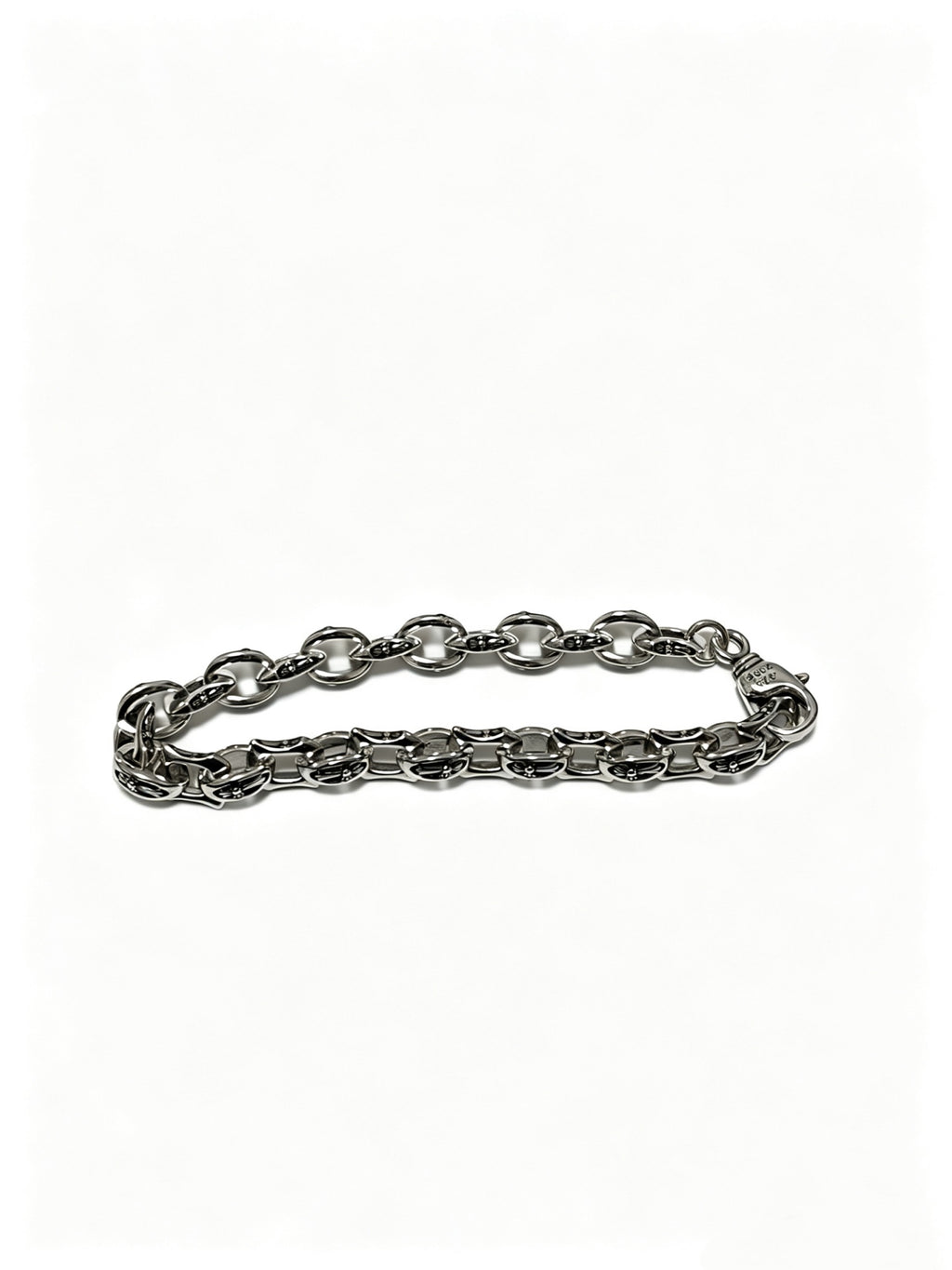 Chrome Hearts Cross Fleur-de-Lis Antiqued Polished Bracelet - album image 3