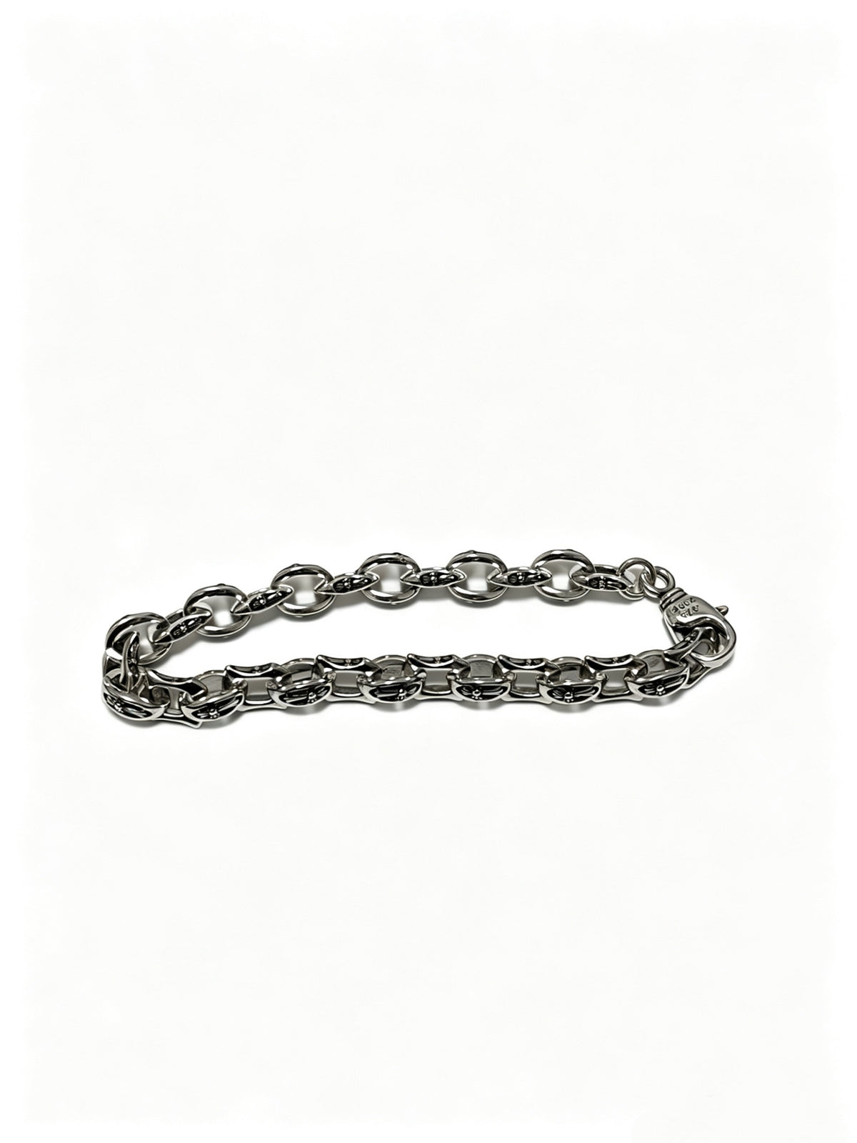 Chrome Hearts Cross Fleur-de-Lis Antiqued Polished Bracelet - album image 3
