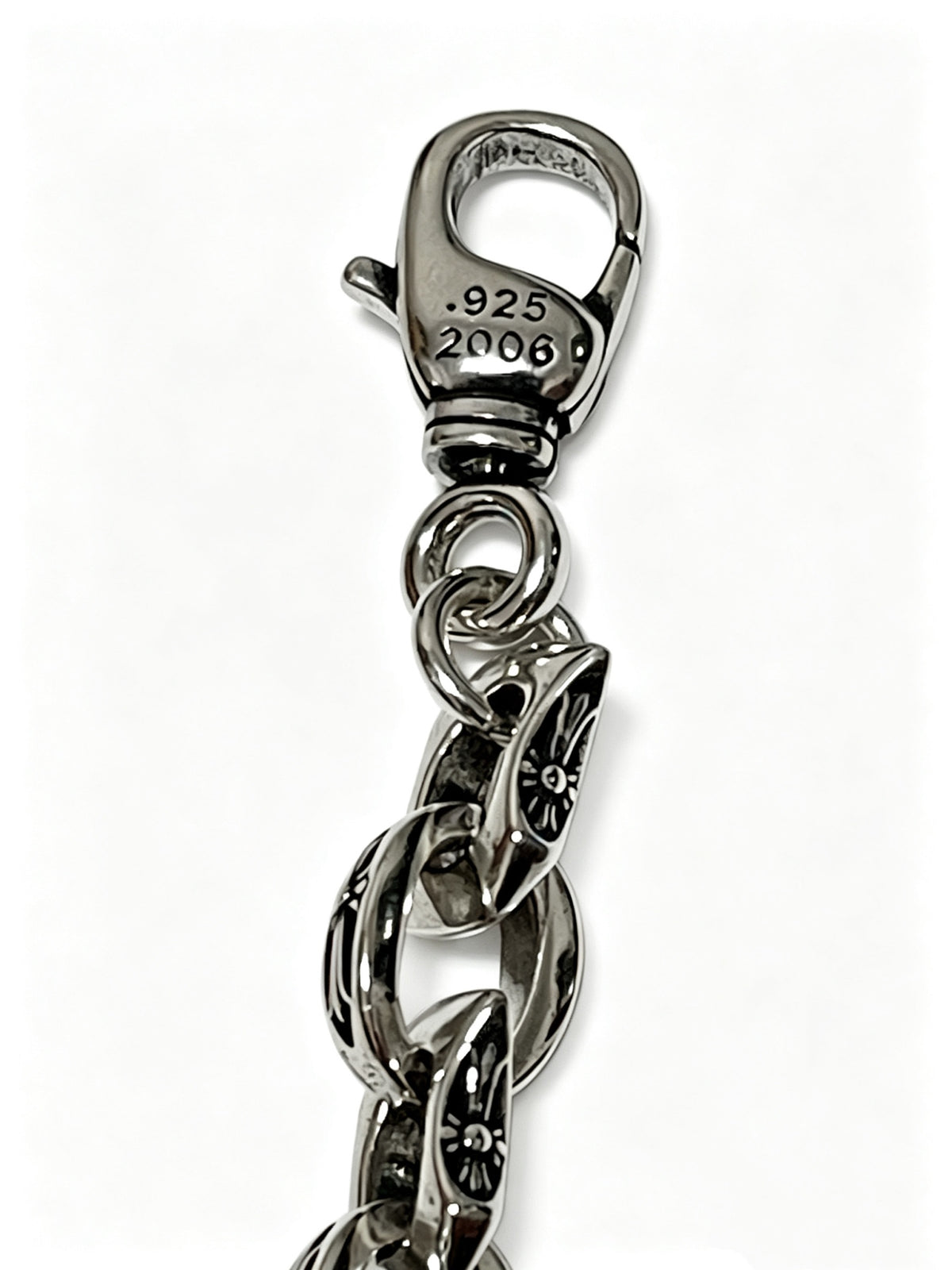 Chrome Hearts Cross Fleur-de-Lis Antiqued Polished Bracelet - album image 4