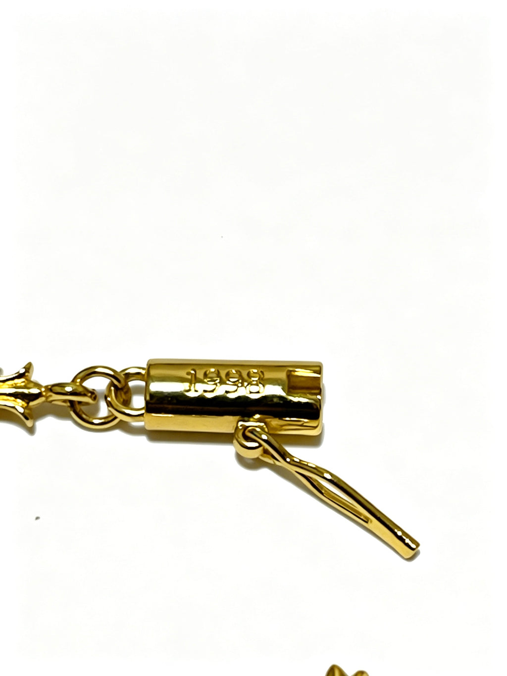 Chrome Hearts Gold-Tone Floral Station Bracelet - album image 6