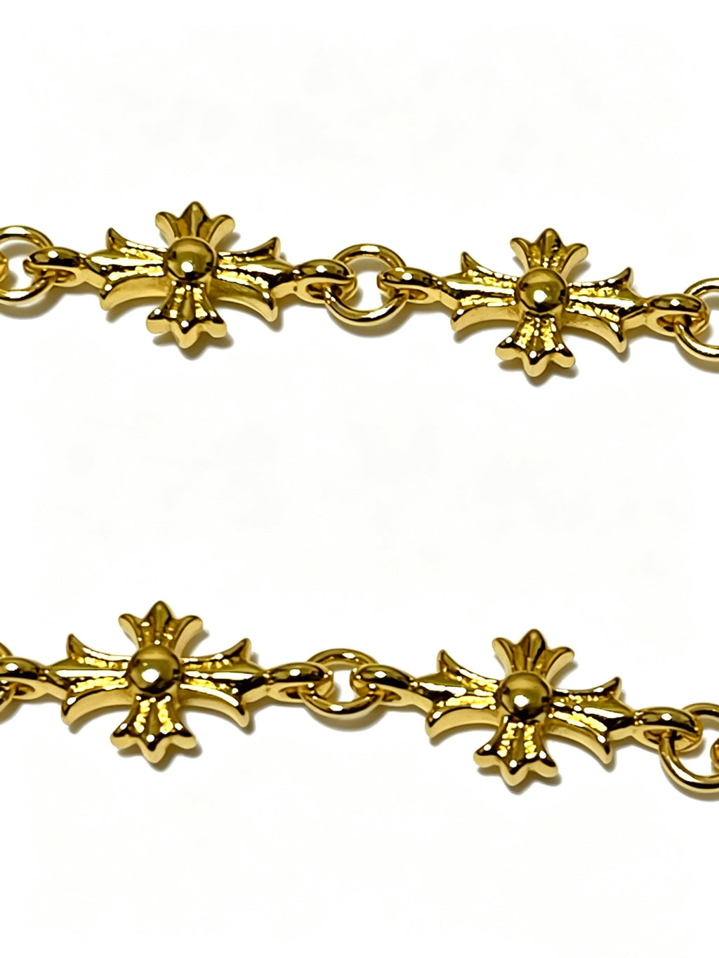 Chrome Hearts Gold-Tone Floral Station Bracelet - album image 4