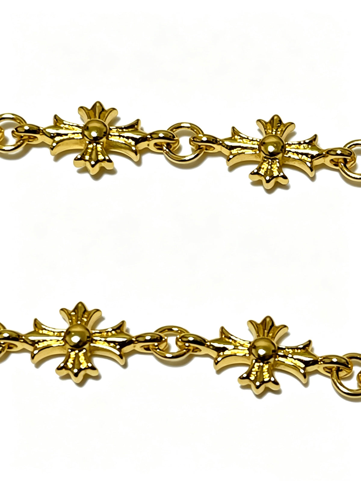 Chrome Hearts Cross Fleur-de-Lis Antiqued Polished Bracelet - album image 4