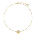 Louis Vuitton Gold-Tone Cube Pendant Necklace - album image 1