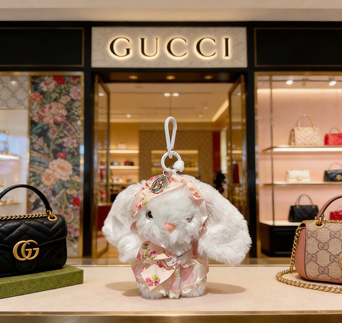 Gucci Anger Forest Interlocking G Key Keychain - album image 1