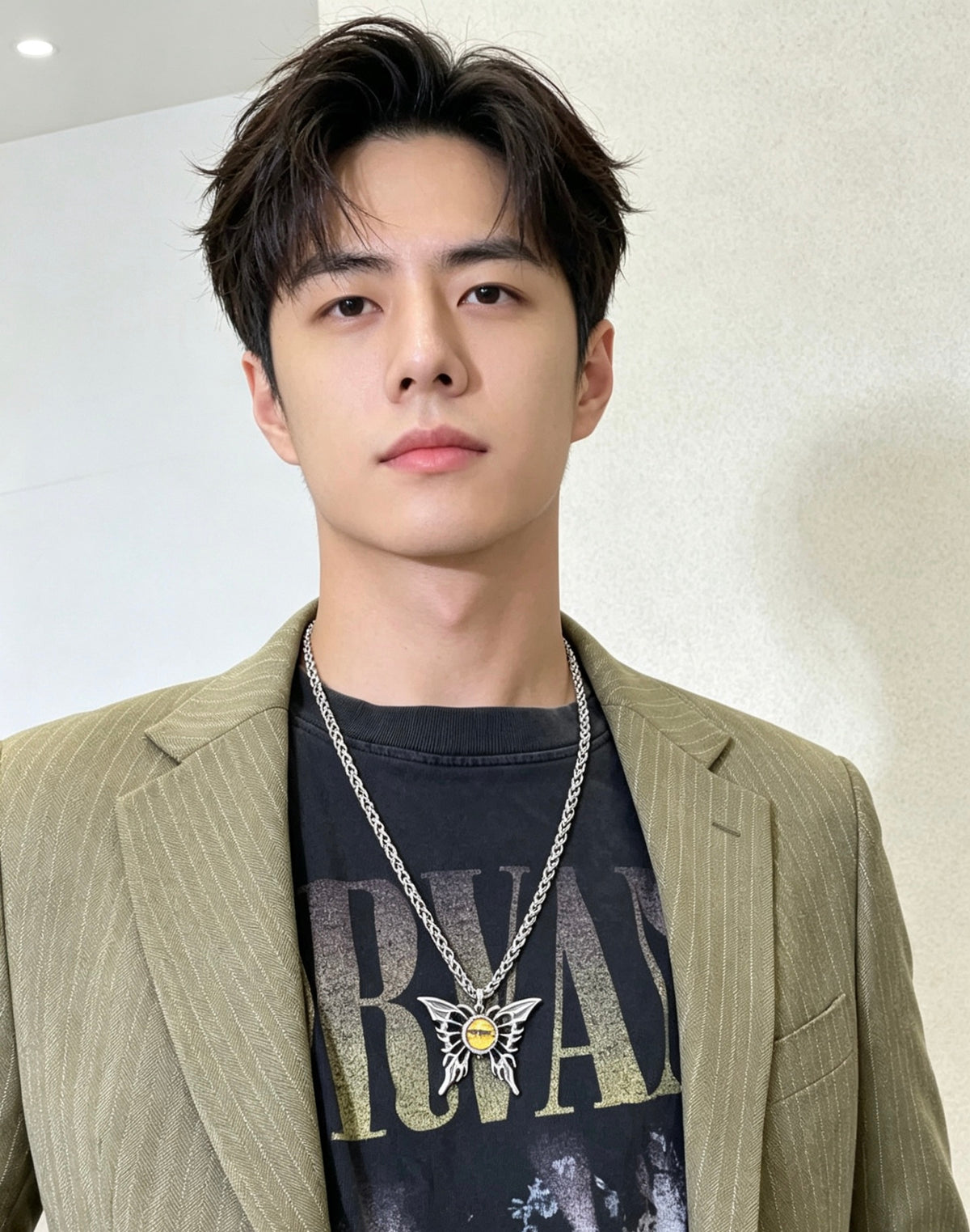 Gucci Anger Forest Interlocking G Antiqued Chain Necklace - album image 3