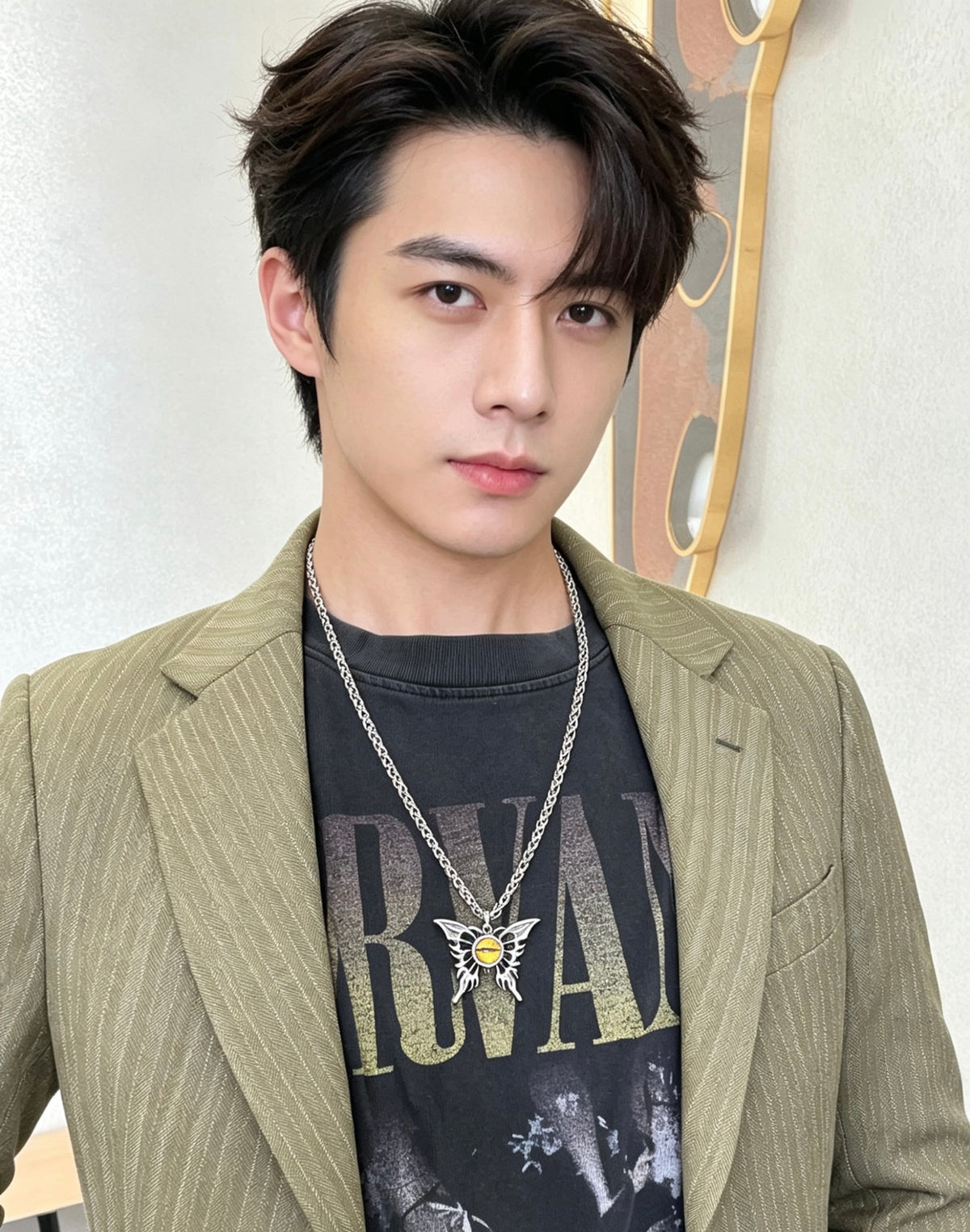 Gucci Anger Forest Interlocking G Antiqued Chain Necklace - album image 8