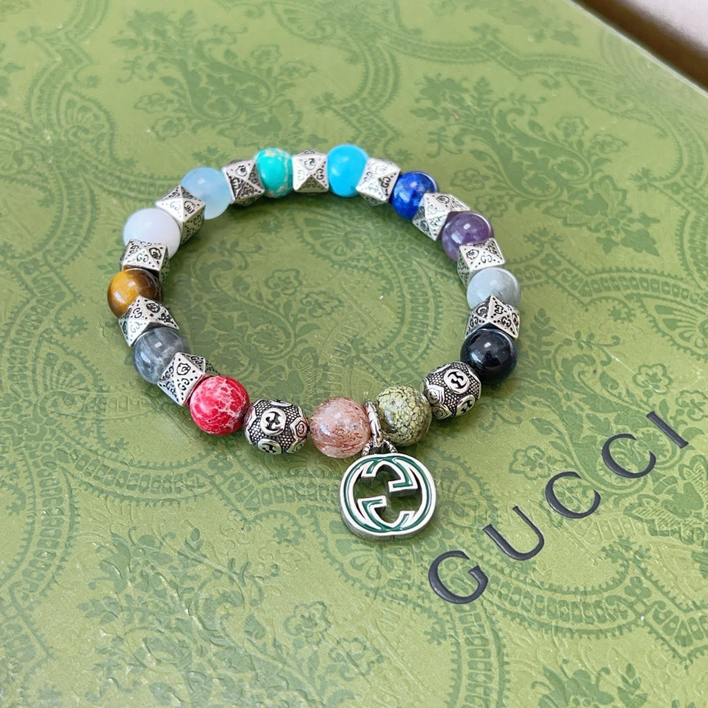 Gucci Stone Bead Antiqued Bracelet - album image 2