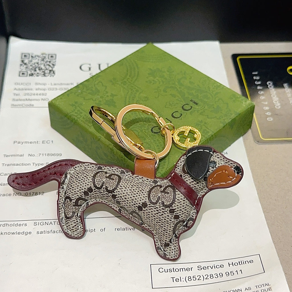 Gucci Anger Forest Interlocking G Key Keychain - album image 1