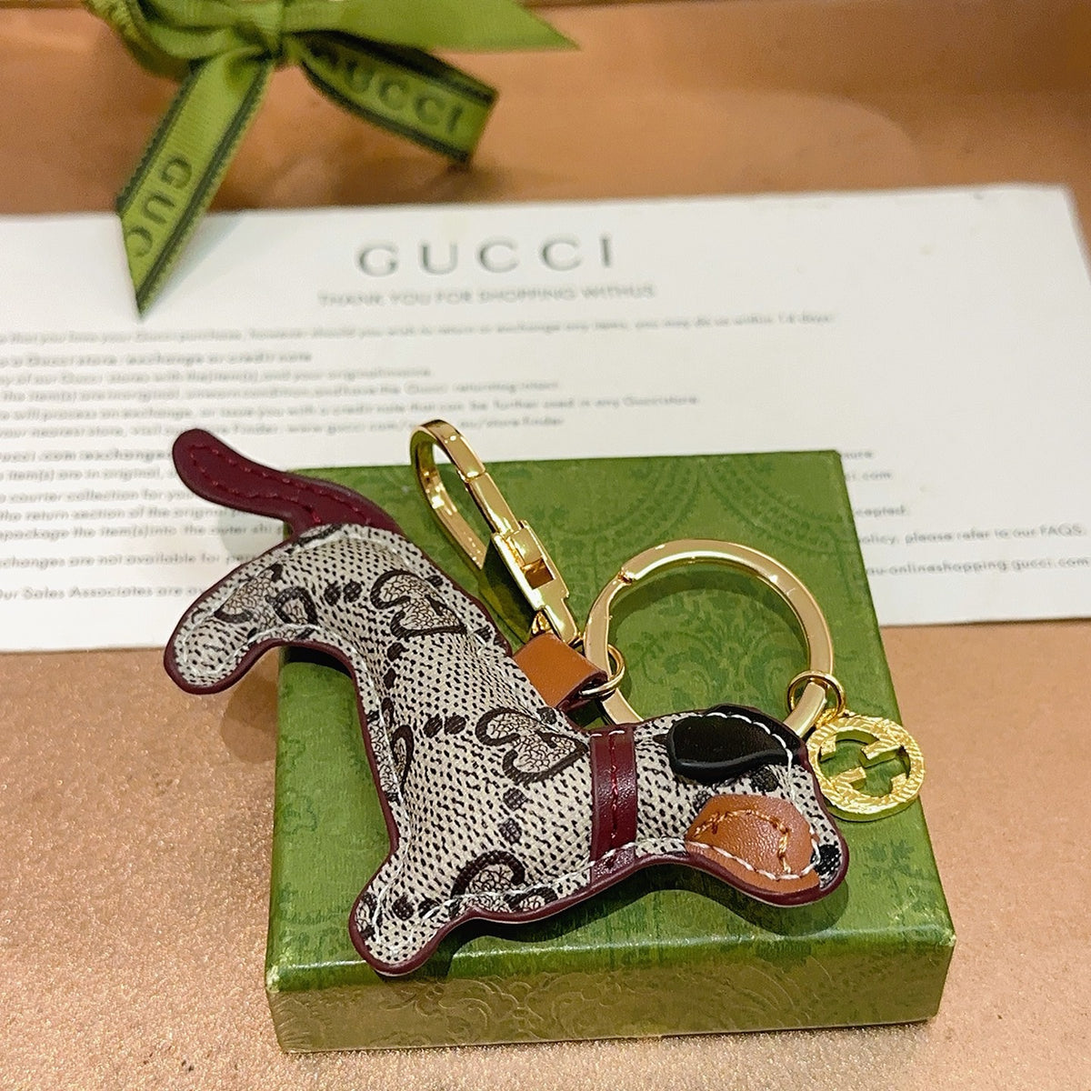 Gucci Anger Forest Interlocking G Key Keychain - album image 6