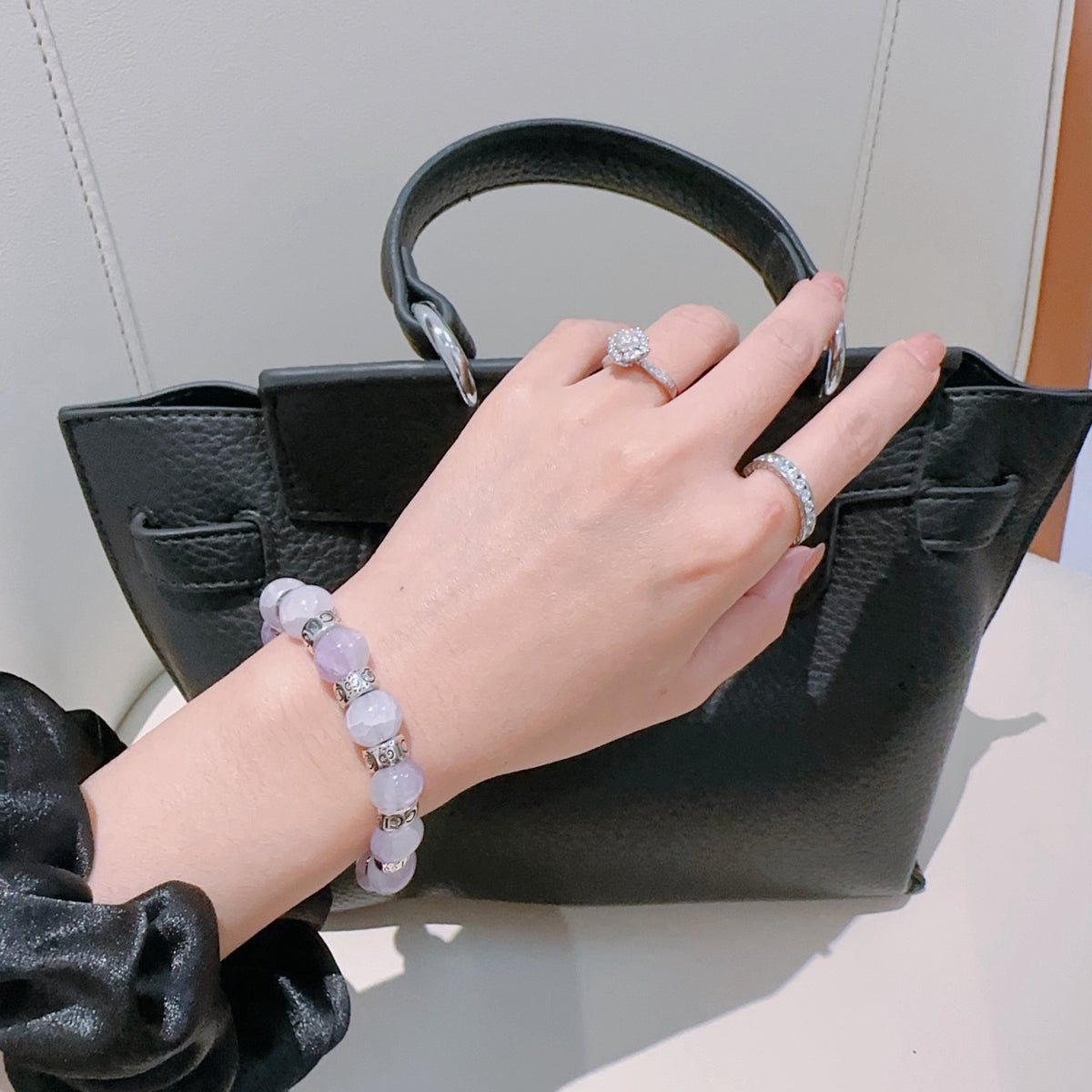 Gucci Anger Forest Interlocking G Amethyst Crystal Accent Antiqued Bracelet - album image 4