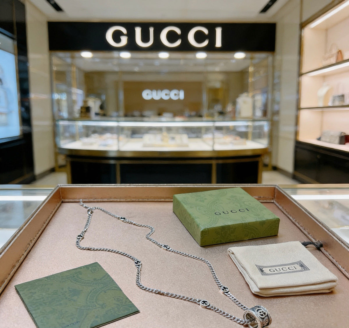 Gucci Anger Forest Interlocking G Chain Necklace - album image 5