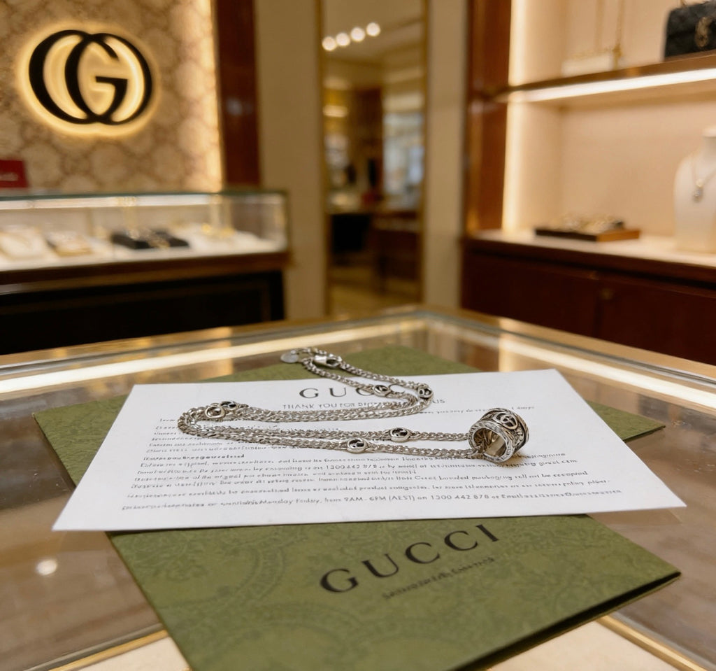 Gucci Anger Forest Interlocking G Chain Necklace - album image 4