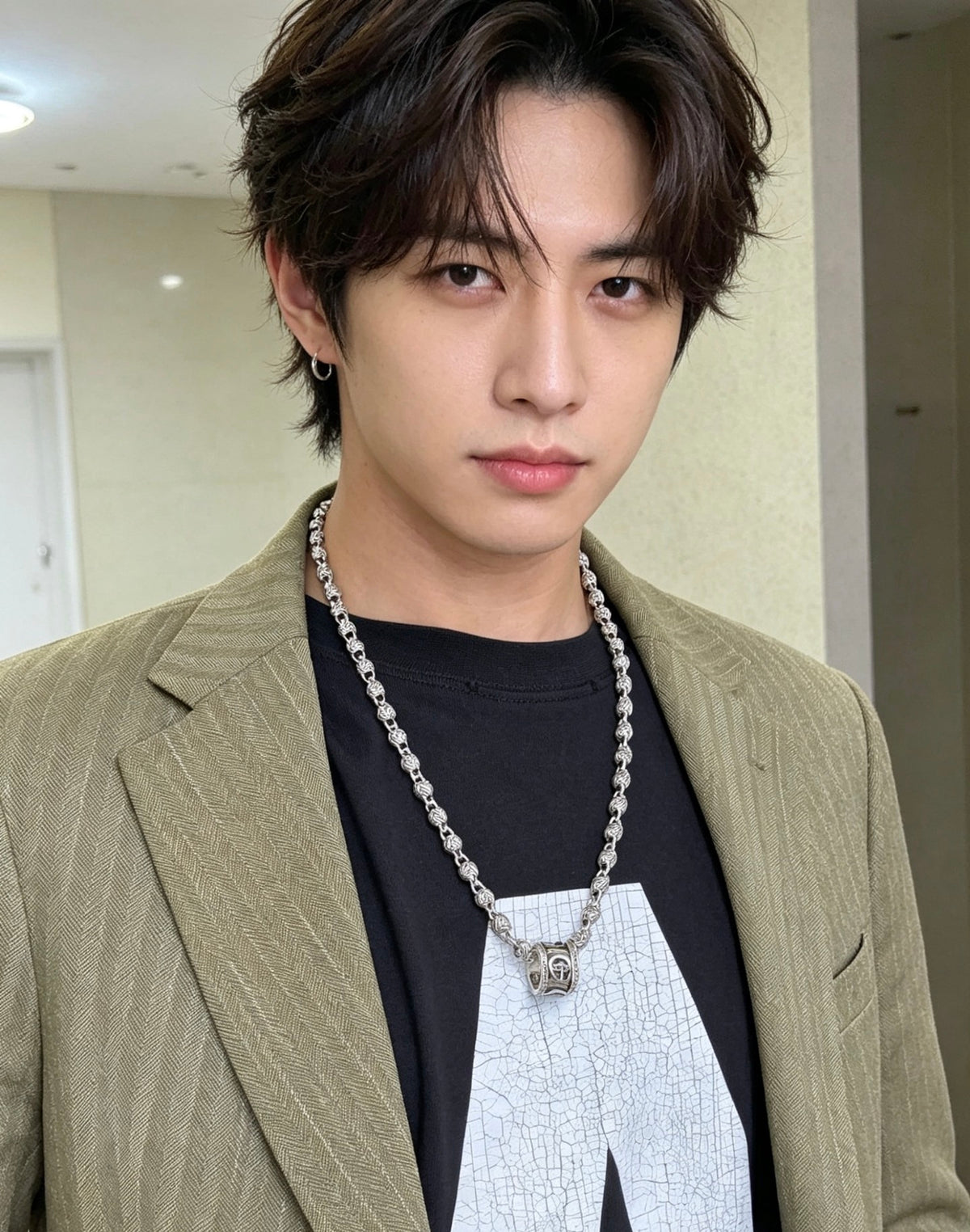 Gucci Anger Forest Interlocking G Antiqued Chain Necklace - album image 7