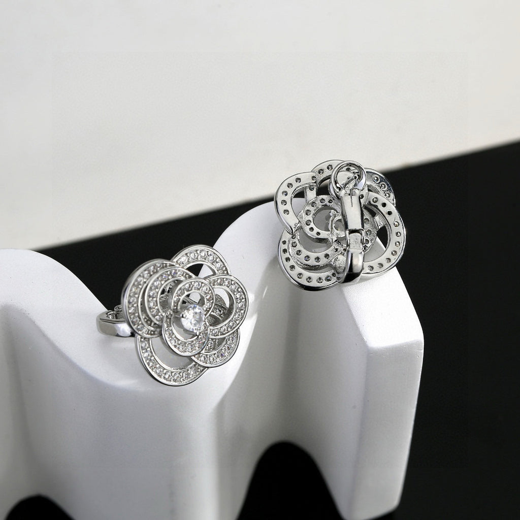 Chanel Camellia Stud Earrings - album image 4