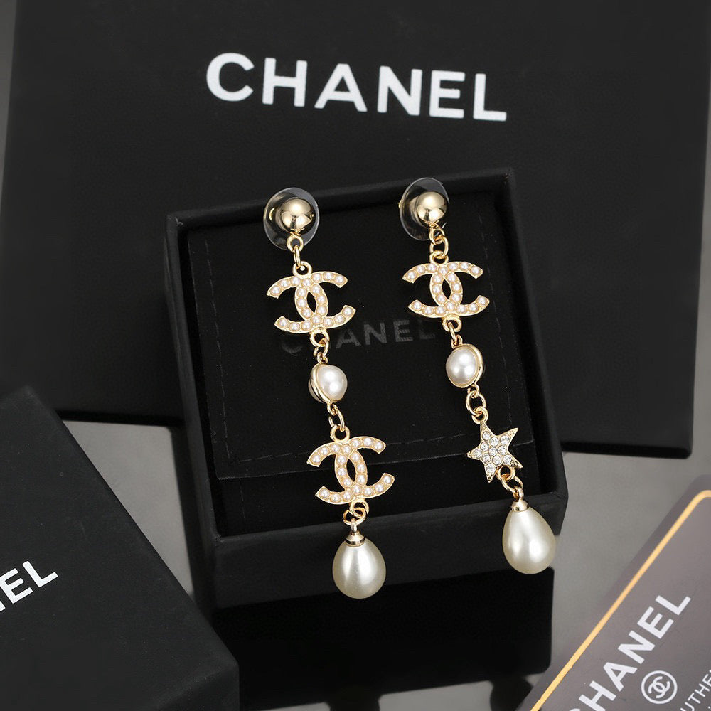 Chanel Long Stud Earrings - album image 1