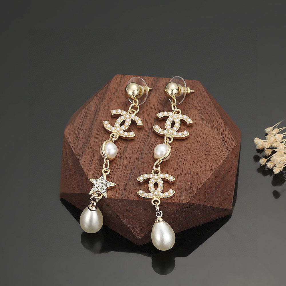 Chanel Long Stud Earrings - album image 2