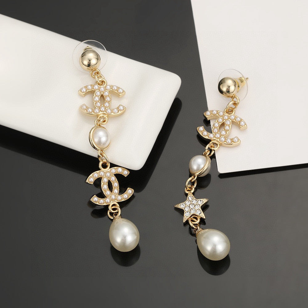 Chanel Long Stud Earrings - album image 3