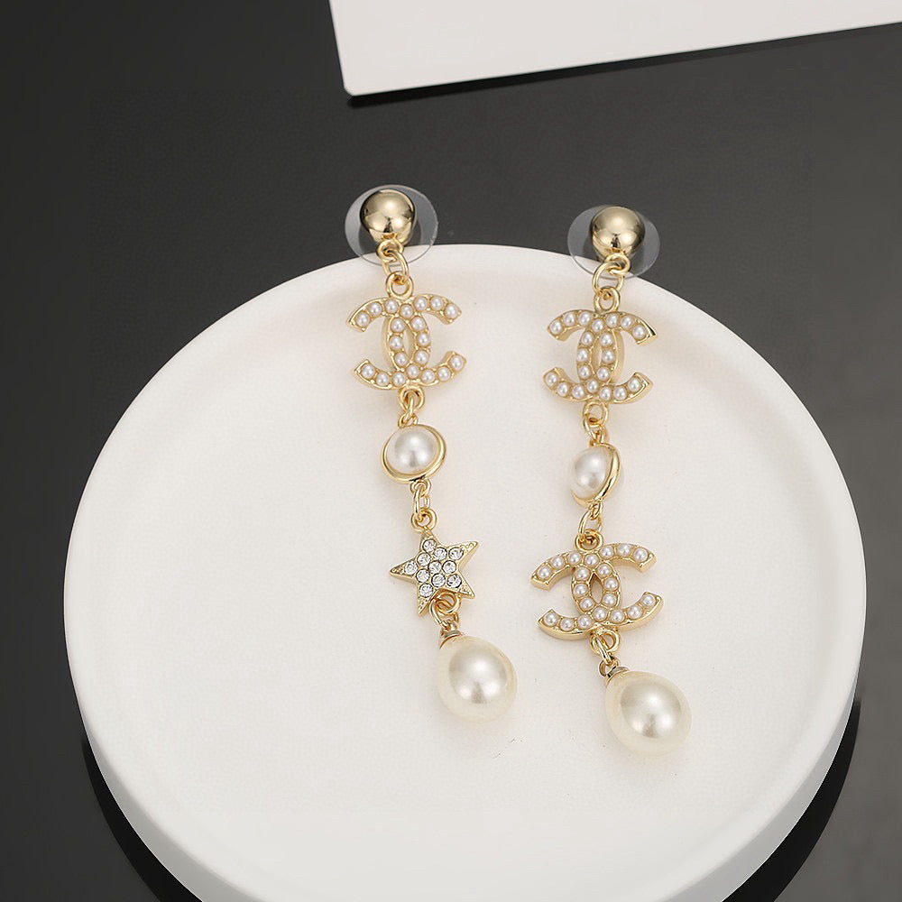 Chanel Long Stud Earrings - album image 6