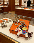 Hermès Multicolor Horse-Charm Keychain - album image 1