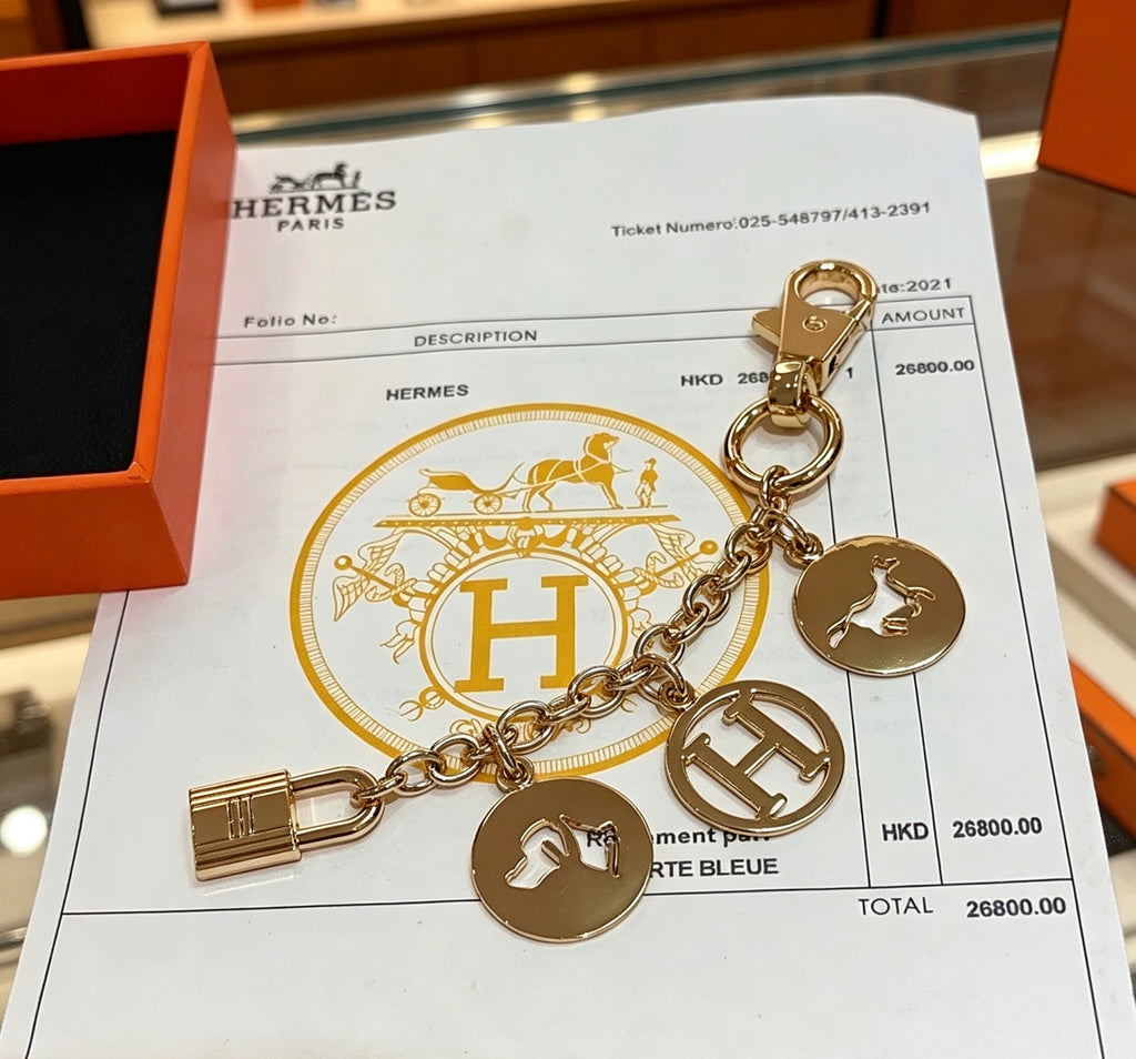 Hermès Gold-Tone H Disc Station Bracelet - album image 6