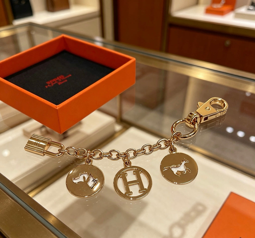 Hermès Gold-Tone H Disc Station Bracelet - album image 5