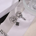 Loewe Asymmetric Silver-Tone Loop Charm Earrings - product image 1