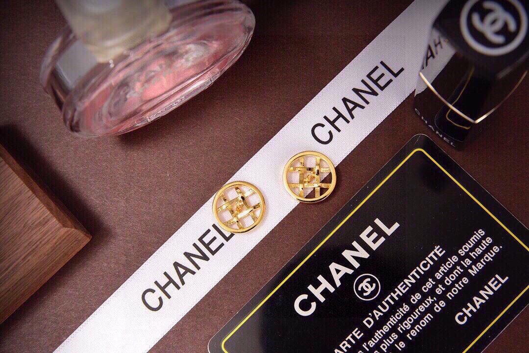 Chanel Openwork Stud Earrings - album image 5