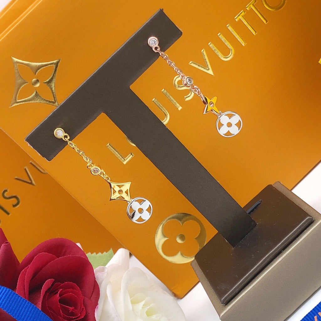 Louis Vuitton Rose Gold-Tone Silver-Tone Gold-Tone Tassel Earrings - album image 6