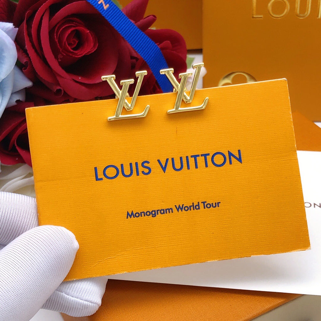 Louis Vuitton LV Letter Polished Earrings - album image 4