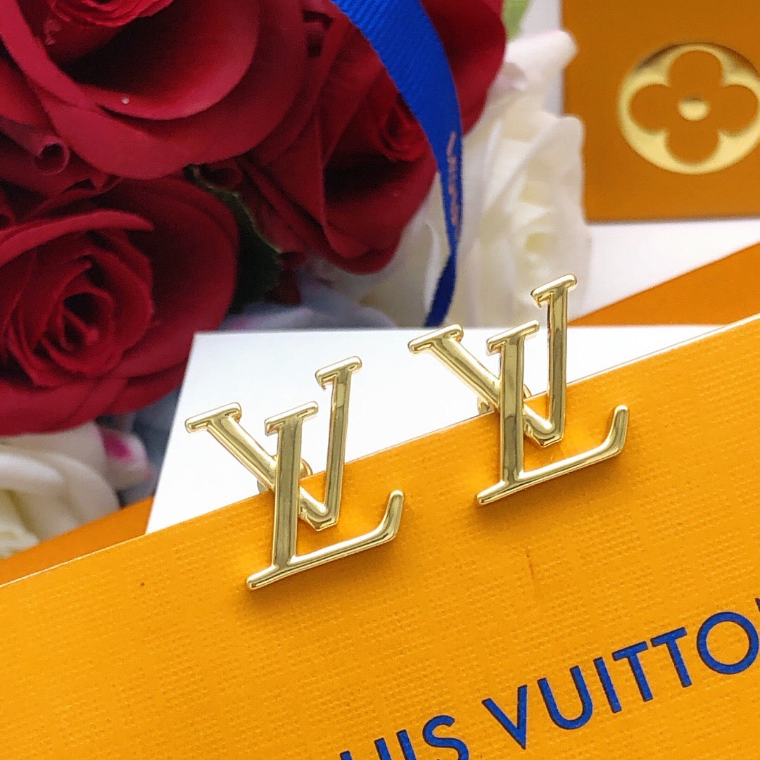 Louis Vuitton LV Letter Polished Earrings - album image 3