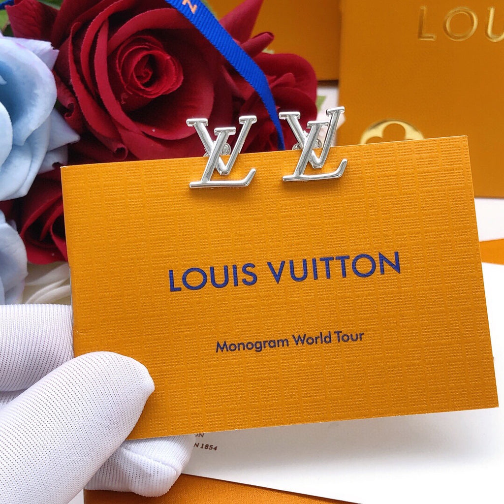 Louis Vuitton LV Letter Polished Earrings - album image 5