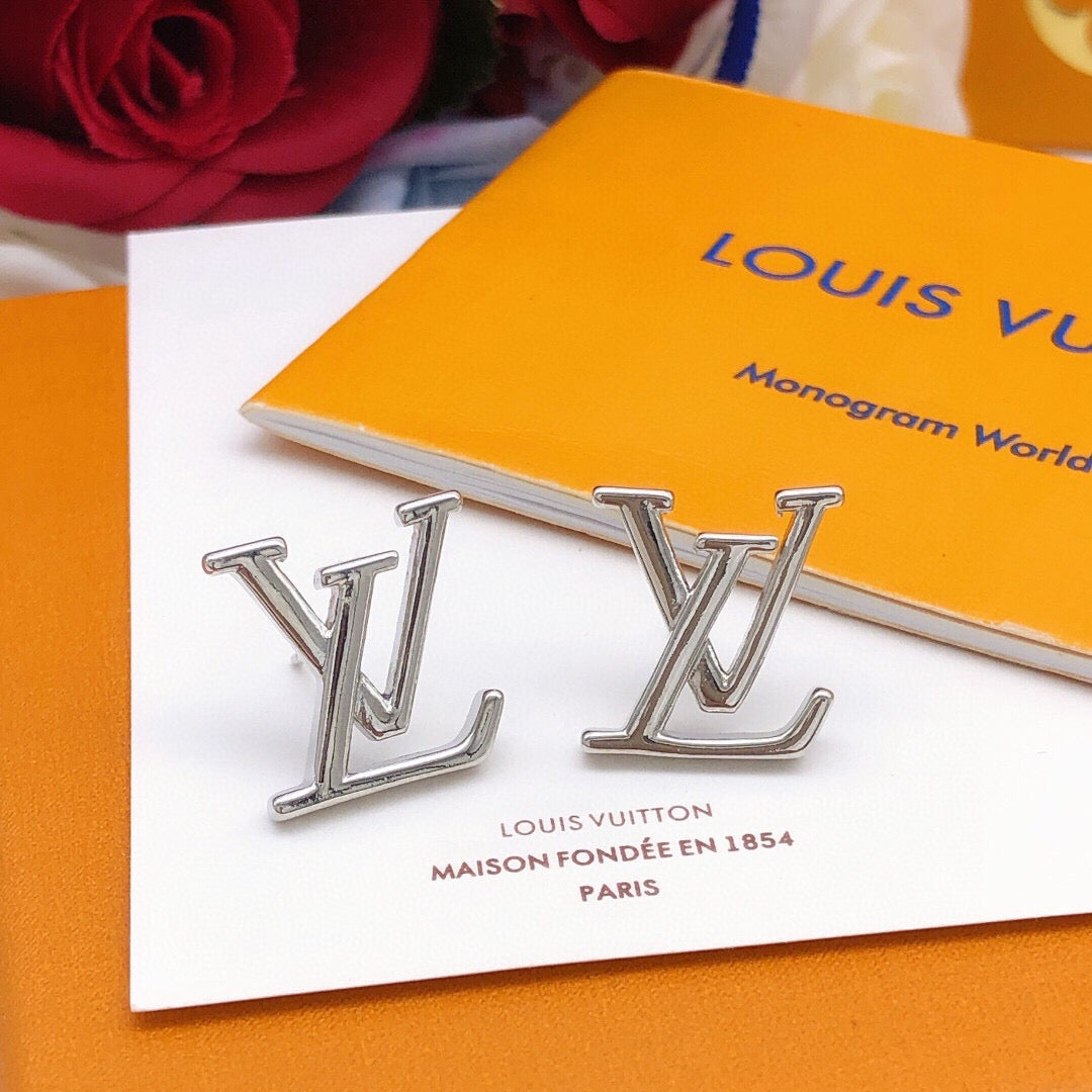 Louis Vuitton LV Letter Polished Earrings - album image 1