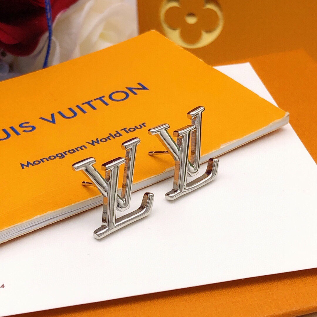 Louis Vuitton LV Letter Polished Earrings - album image 7