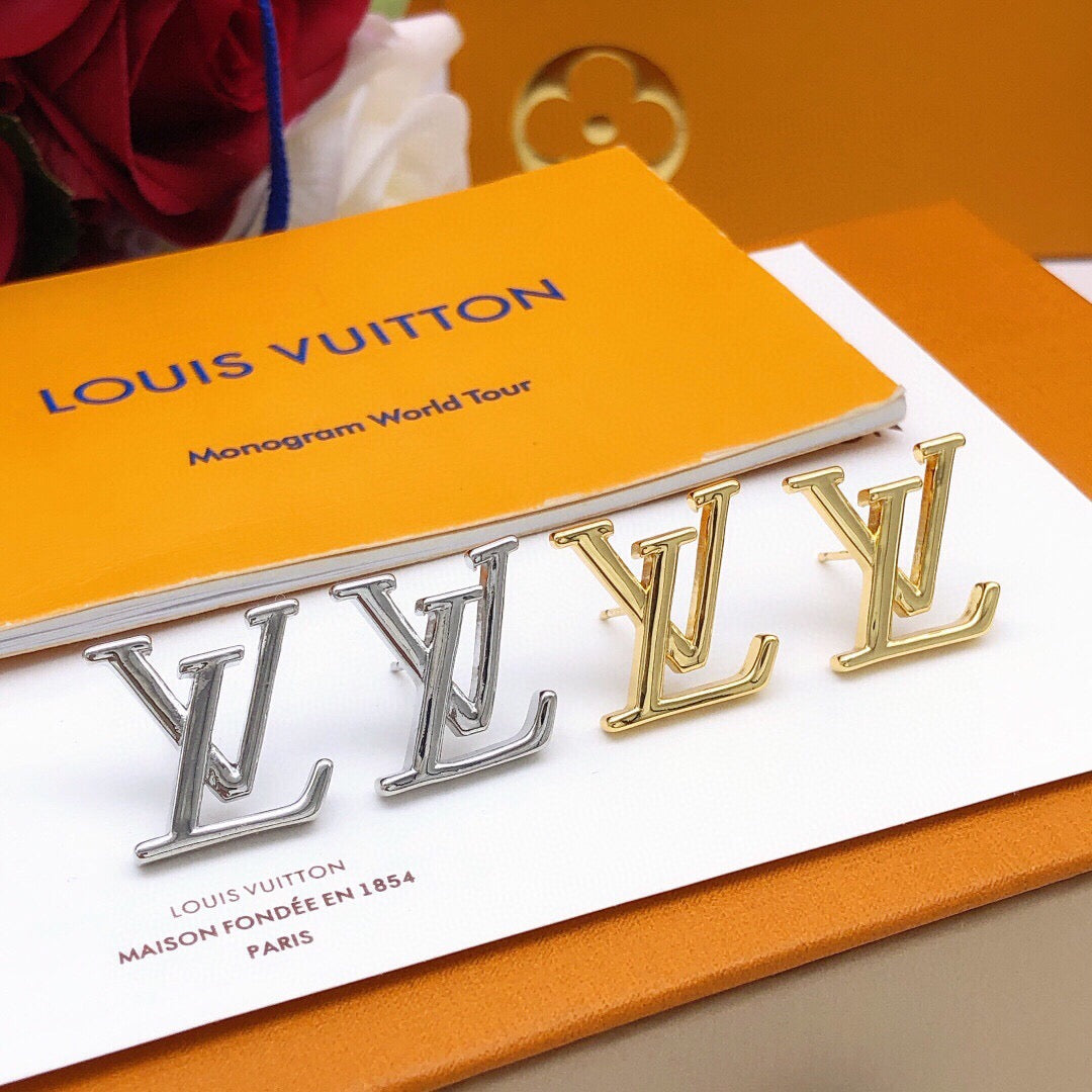 Louis Vuitton LV Letter Polished Earrings - album image 9