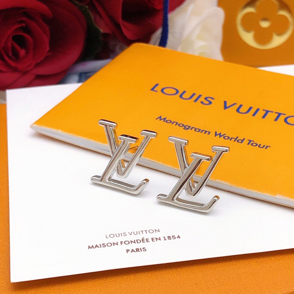 Louis Vuitton LV Letter Polished Earrings - album image 2